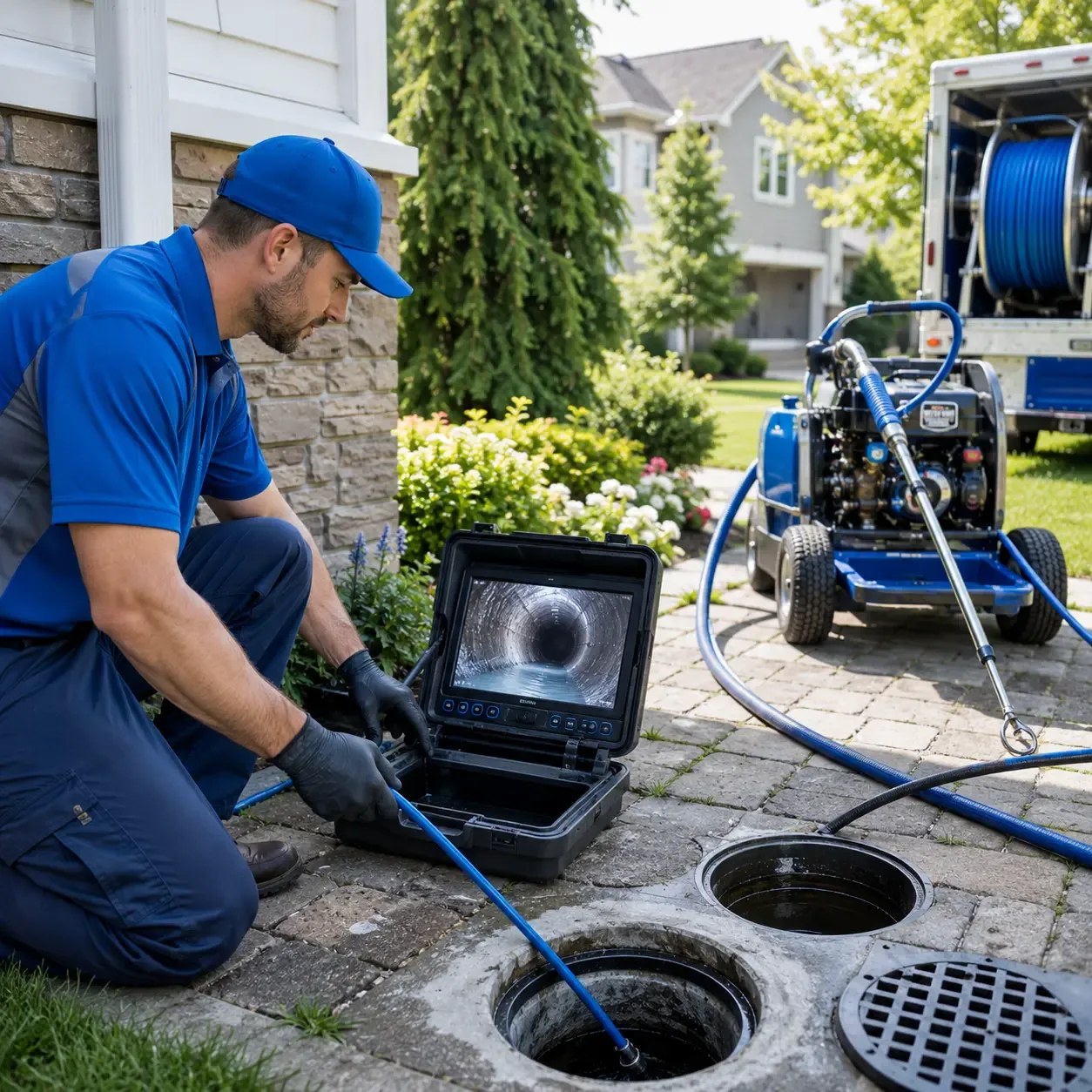 Outdoor drain cleaning professionals serving Kechi, KS