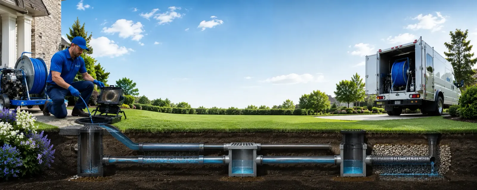 Outdoor drain cleaning information for Kechi, KS